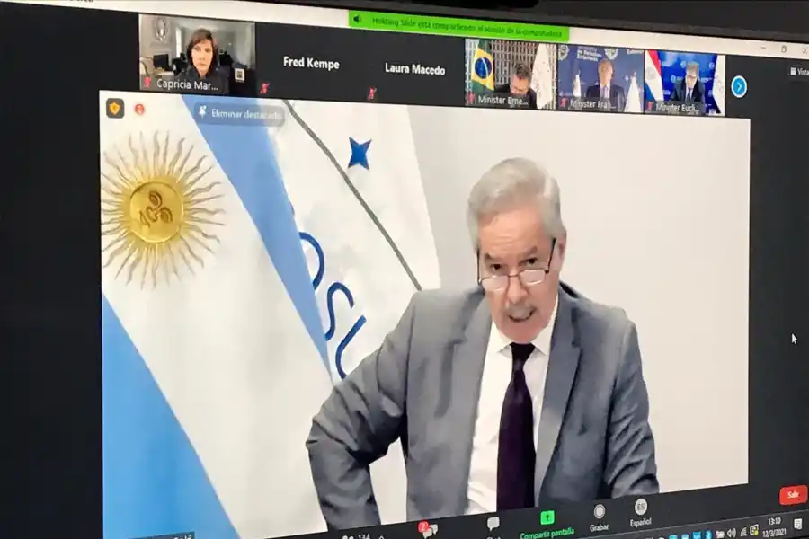 Solá reafirmó la voluntad de integración del Mercosur