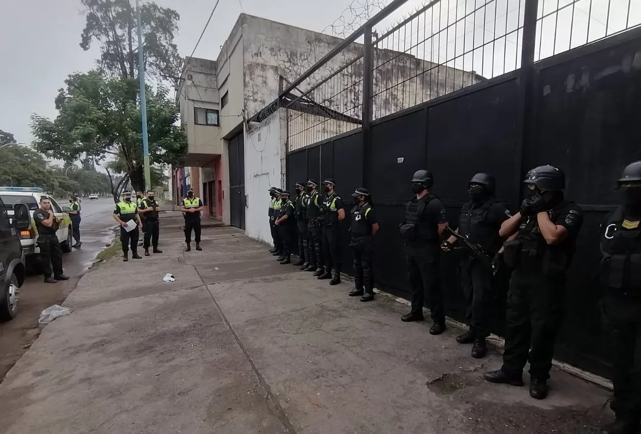 Allanamiento de la Policía.