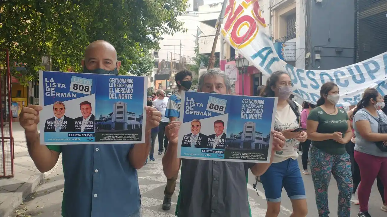 Cierre del Mercado del Norte: nueva marcha hacia la intendencia capitalina