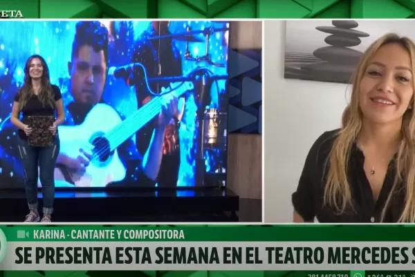 Karina, con LA GACETA Central: siempre es un placer estar en Tucumán