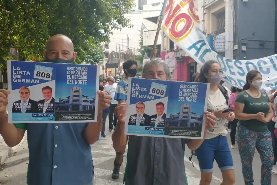 Cierre del Mercado del Norte: nueva marcha hacia la intendencia capitalina