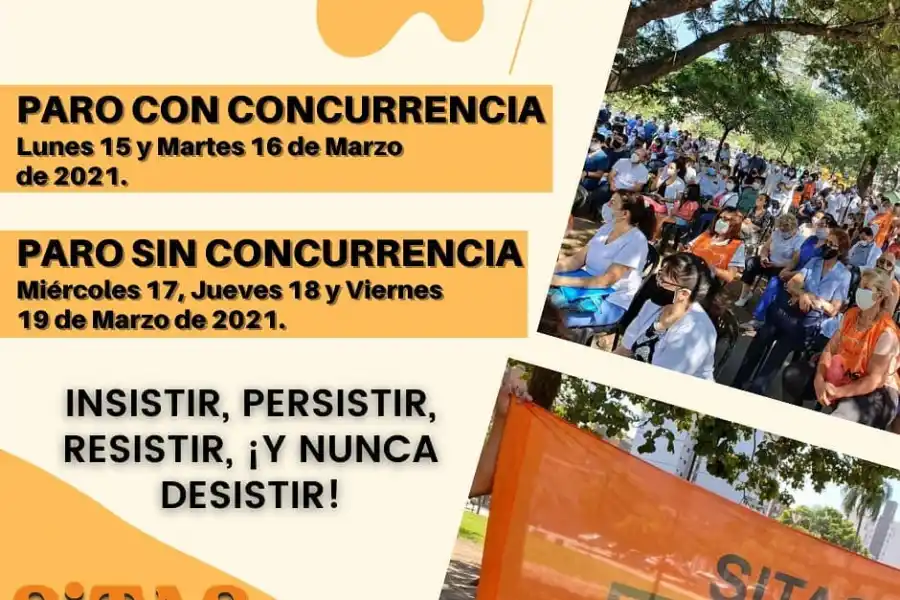 Trabajadores de la salud efectuarán tres días de paro esta semana en hospitales de Tucumán