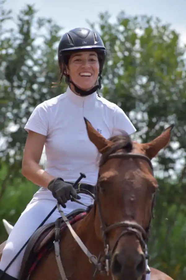 FELIZ. Soledad Lemme participó en Escuela Mayores.