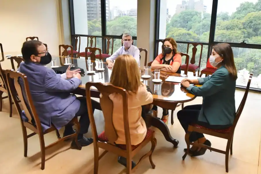 EN REUNIÓN. La comisión de Poderes avaló el pliego de asunción de Martínez. Foto: prensa HLT