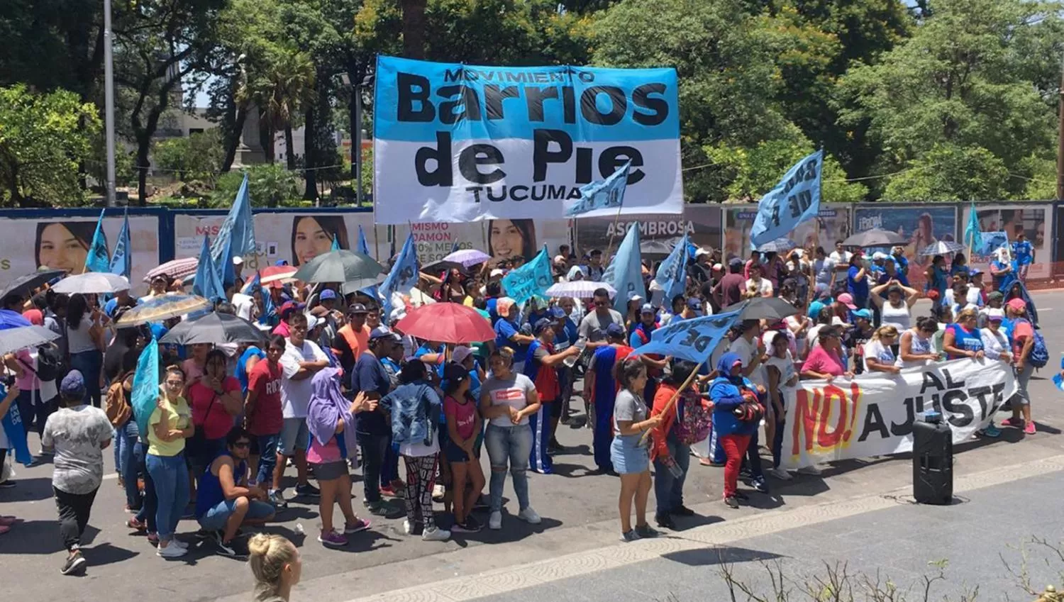 El movimiento Barrios de Pie marchará mañana por el microcentro tucumano