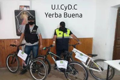Recuperaron en Garmendia tres bicis sustraídas en Yerba Buena