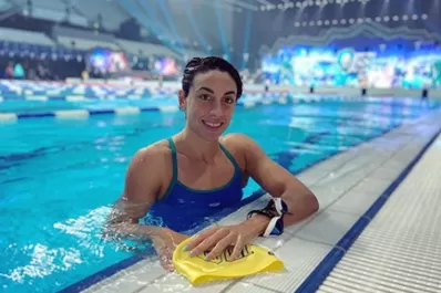 La argentina Julia Sebastián obtuvo una medalla de oro en el Sudamericano de Natación