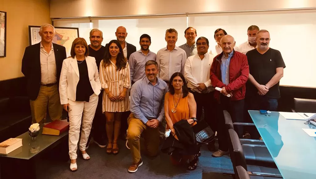 MITIN. Dirigentes del PRO de Tucumán se reunieron en Buenos Aires con los referentes nacionales.