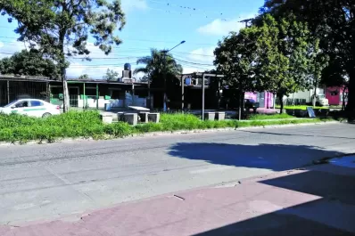 Obra inconclusa en barrio San Martín