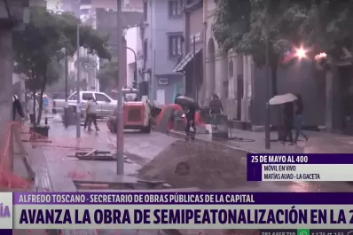 Semipeatonales: el lunes se inician las obras en 25 de Mayo al 200