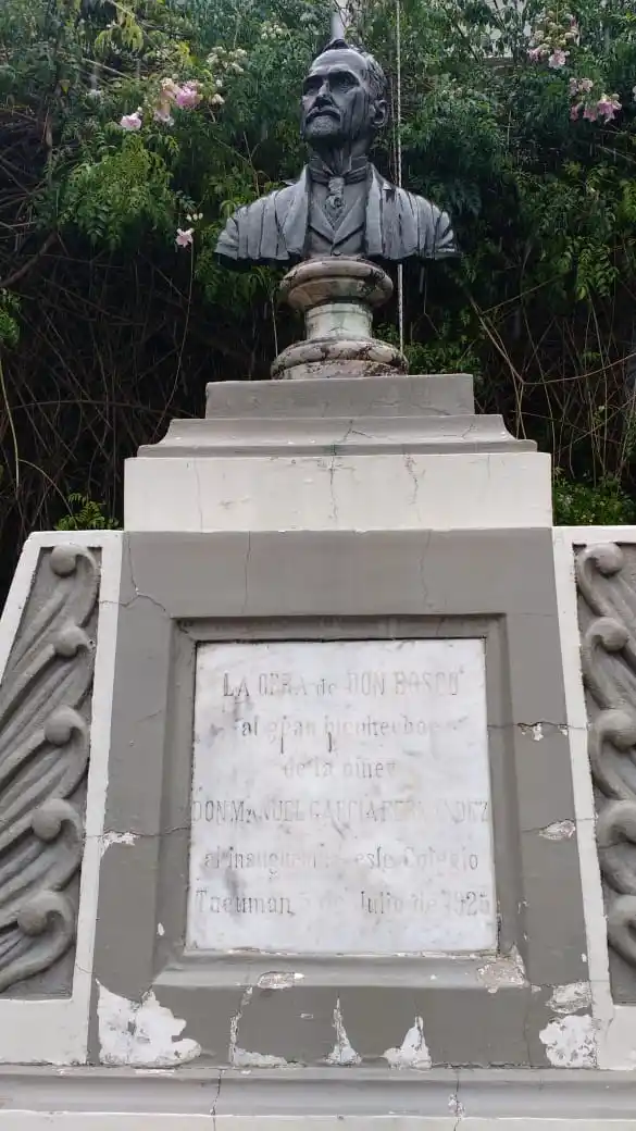 BENEFACTOR. García Fernández falleció apenas iniciada la construcción  