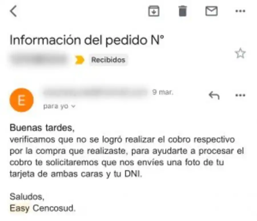 Advierten sobre una nueva modalidad de estafa por correo electrónico: qué hacer