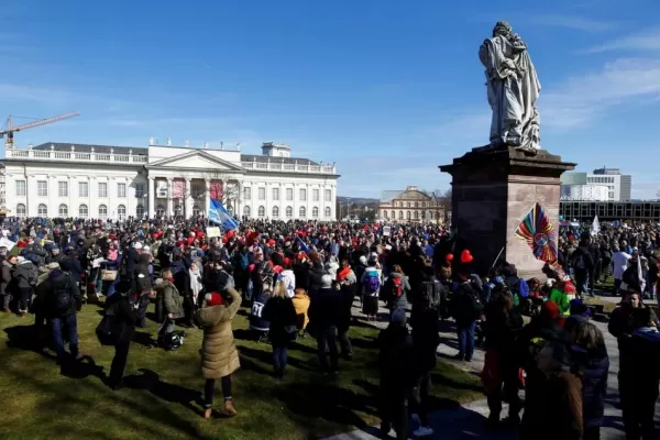 Protestas en Europa contra las restricciones