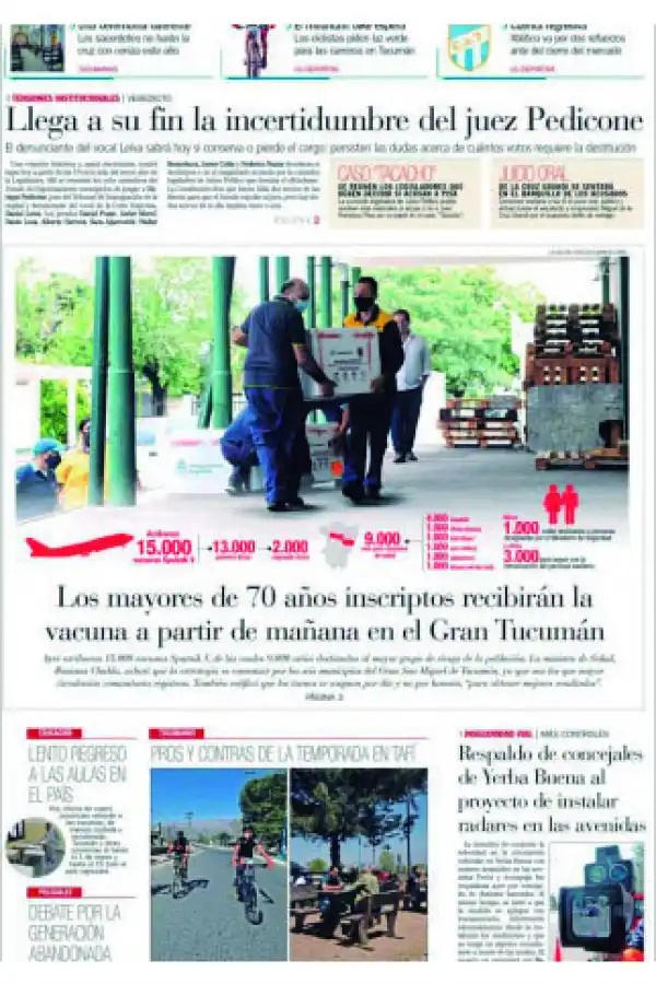 La luz de esperanza empezó a divisarse en febrero con el arribo de las primeras vacunas. Luego estallaría el escándalo de los VIP