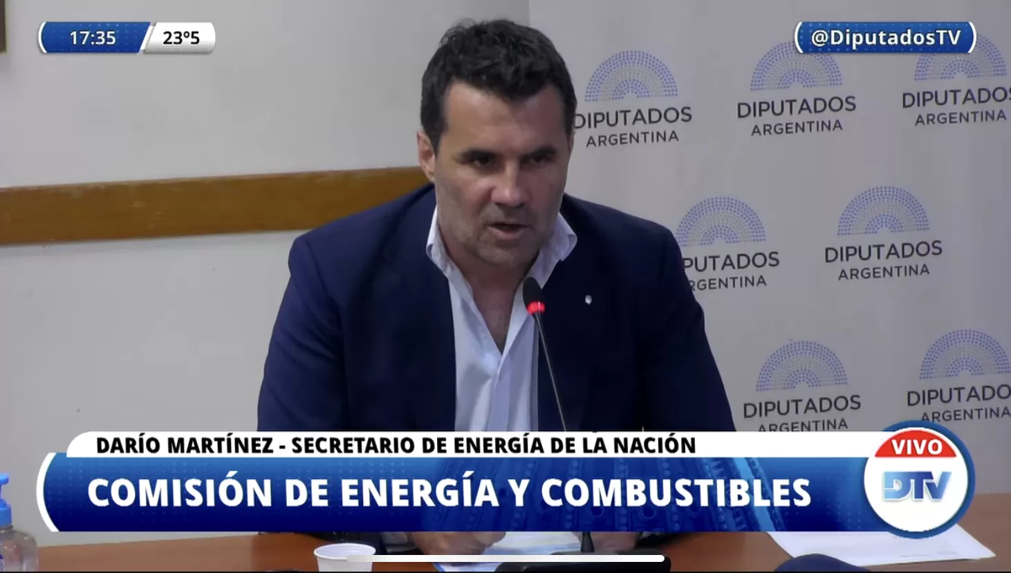 SILENCIO. El secretario de Energía de la Nación, Darío Martínez, no detalló el plan del Gobierno para los biocombustibles.