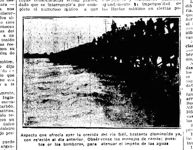 La crecida del Salí de 1921 y el Lucas Córdoba