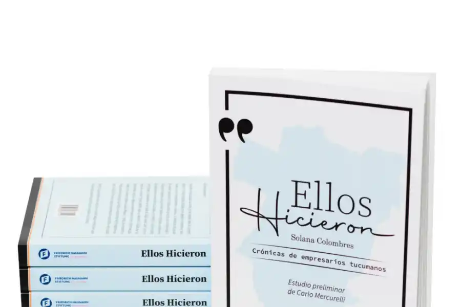 Solana Colombres presenta el libro Ellos hicieron, crónica de empresarios tucumanos