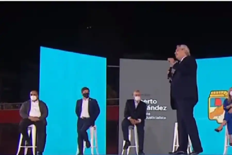 Video: Alberto Fernández asumió la conducción del PJ