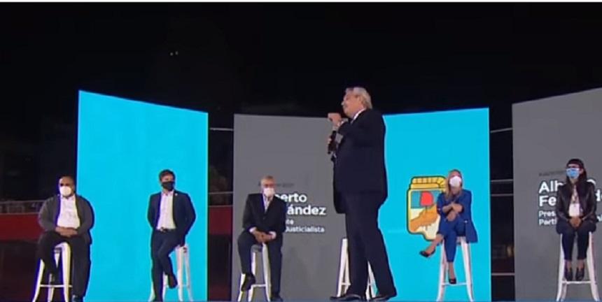 Video: Alberto Fernández asumió la conducción del PJ