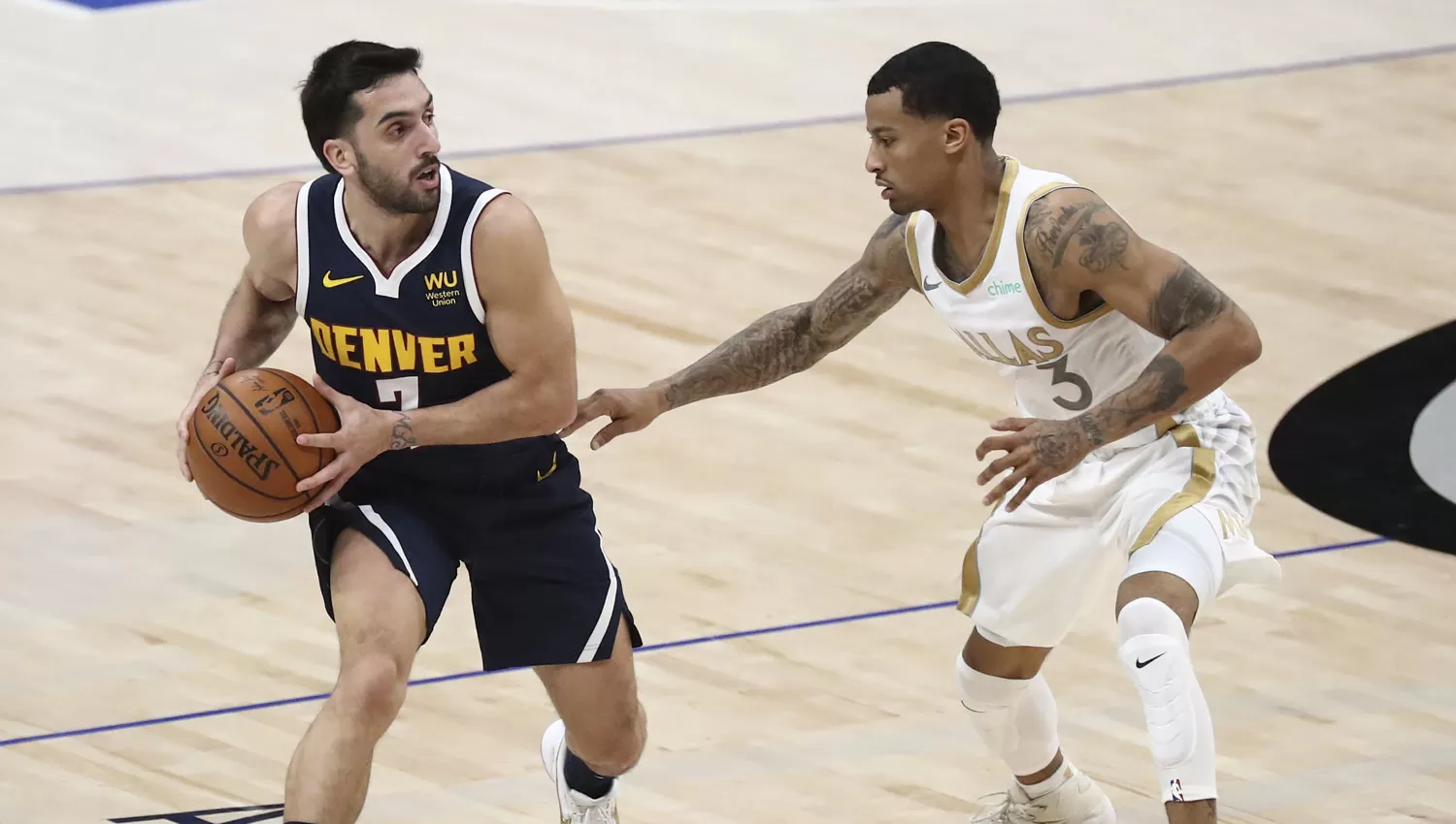 BUEN COMIENZO. Campazzo promedia 17 minutos en 36 juegos con Nuggets, que marcha quinto en el Oeste.