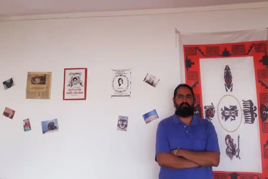 El poeta Guillermo Plaza. 