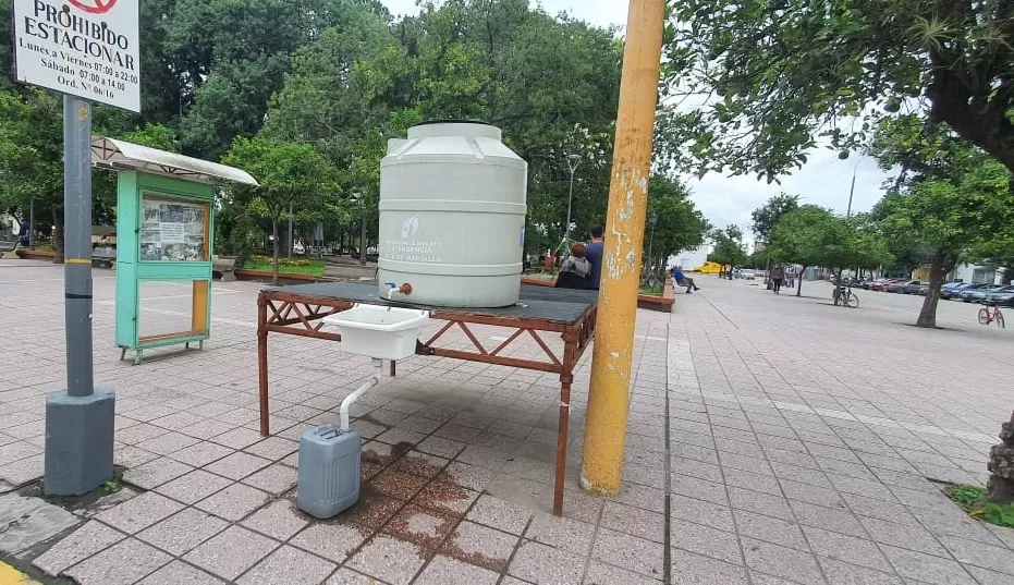 Sistema de higienización para los vecinos en Aguilares.