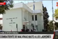 Un veterano de Malvinas mató a dos ladrones en su casa y quedó detenido