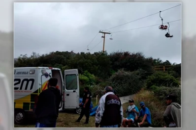 Córdoba: se desprendió una aerosilla y dos turistas resultaron heridos