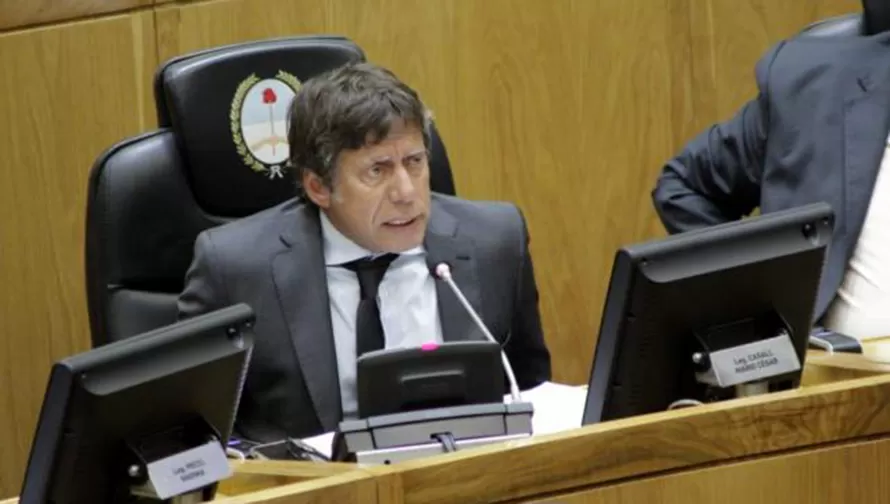 CRÍTICO. El legislador Ricardo Bussi recordó que el diputado José Cano votó la reforma constitucional que permitió las reelecciones de Alperovich.