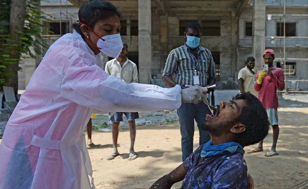 NUEVOS CASOS. India registró en junio los primeros contagios con la nueva variante de ómicron.