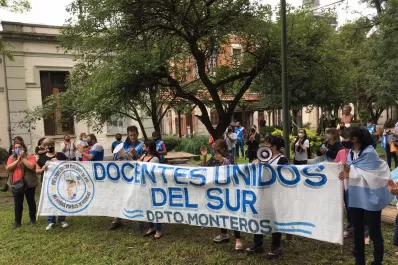 Barrio Norte: una protesta de docentes desató un caos en el tránsito