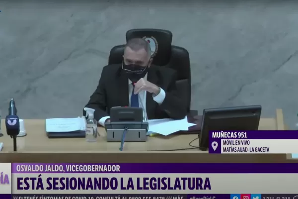 Espero contar con la colaboración de todos los espacios políticos, dijo Jaldo