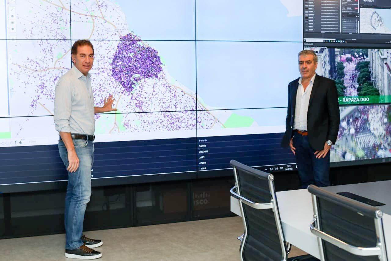 Diego Santilli, vicejefe del Gobierno de la Ciudad de Buenos Aires y José Cano. FOTO TWITTER, JOSÉ CANO. 