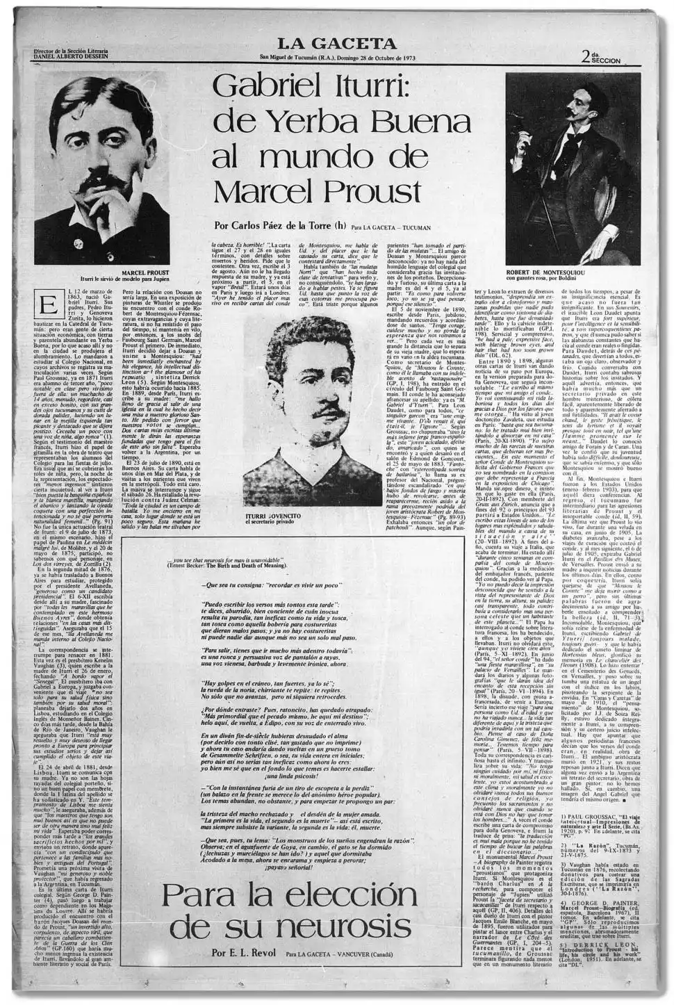 Carlos Páez de la Torre (h): el escritor de historias, costumbres y extravagancias