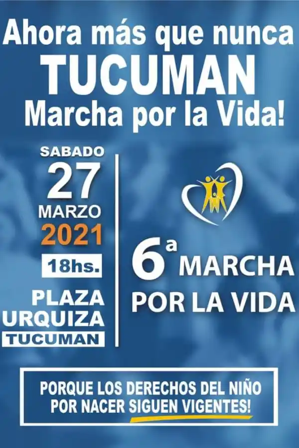 Convocan a una marcha en defensa del niño por nacer y la madre embarazada