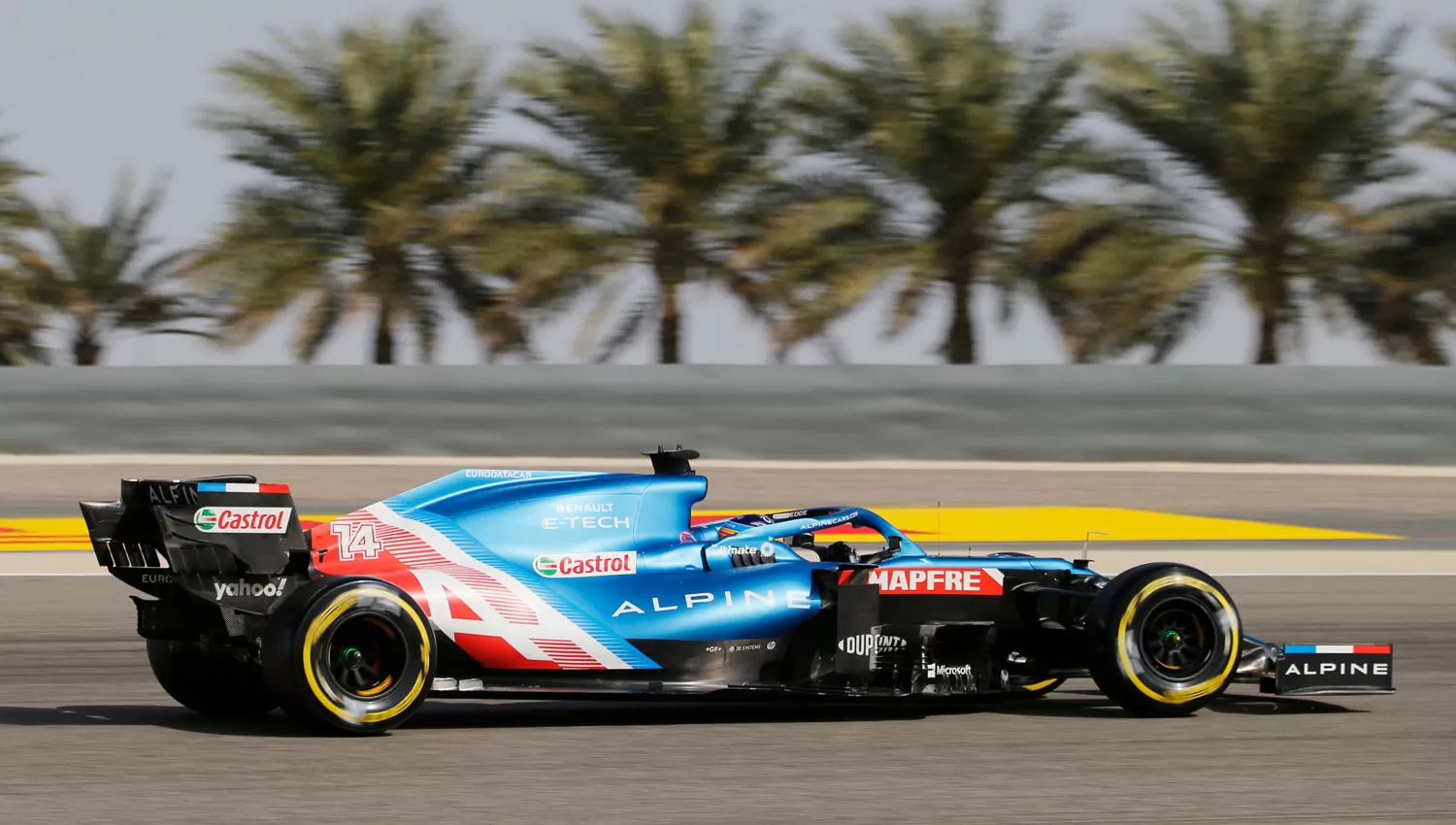 DE NO CREER. El excampeón Alonso regresaba a la Fórmula 1 después de dos temporadas.
