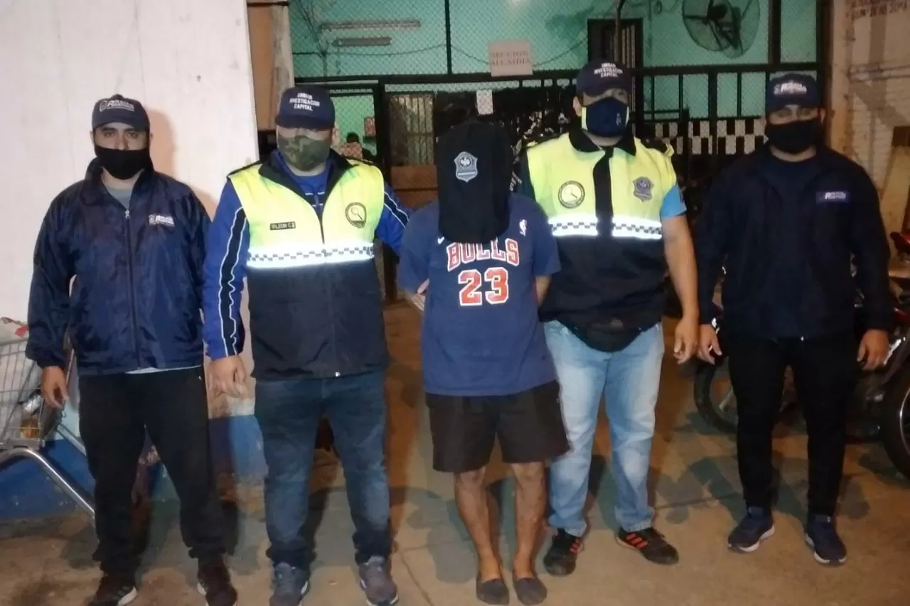 Detenido por robo. Foto policía de Tucumán