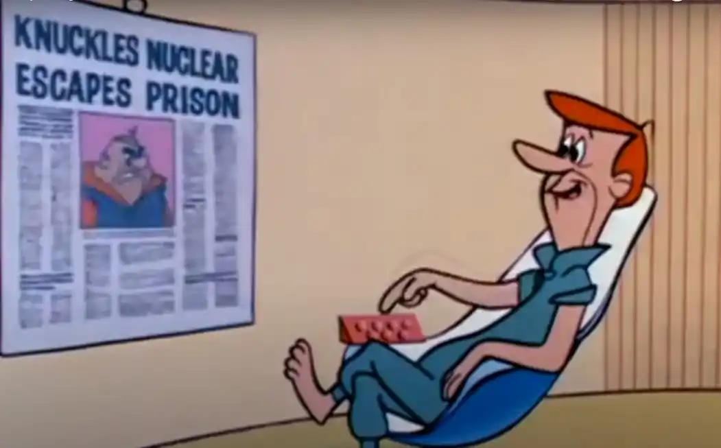 SÓNICO LEYENDO EL DIARIO 