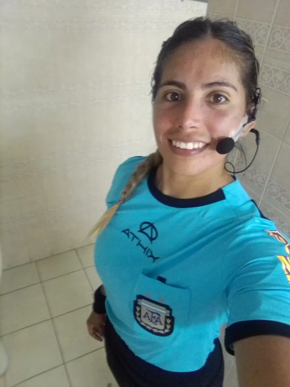 TIENE UN LUGAR. Leila Argañaraz es asistente en la Primera Nacional. 