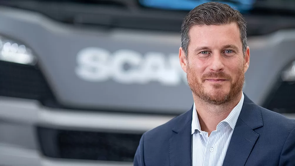 Andrés Leonard es el director ejecutivo de la empresa automotriz Scania desde 2018.