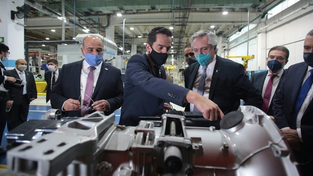En noviembre, Alberto Fernández visitó la planta de la firma en ocasión del anuncio de inversiones por 45 millones de dólares.