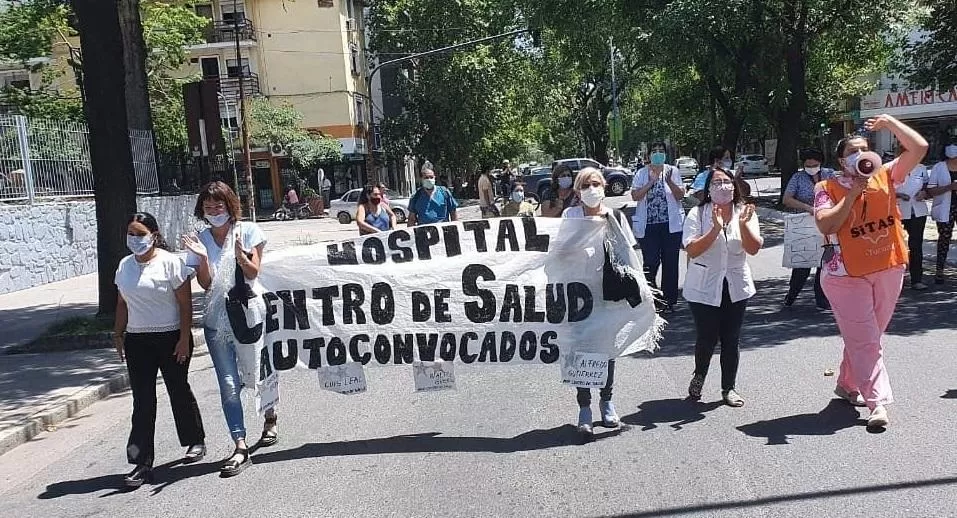 El personal de la salud convoca a una protesta en la plaza Urquiza