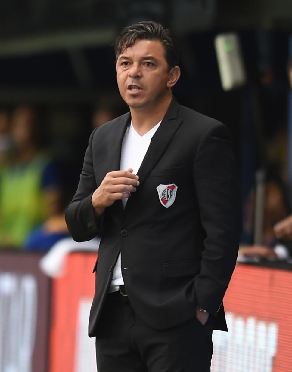 MARCELO GALLARDO. El DT de River toma con calma el nuevo Superclásico.