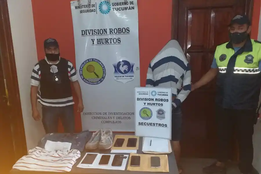 Atraparon al delincuente que había robado un celular en un bar de Barrio Norte