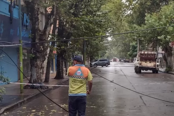Un camión se llevó puesto el tendido eléctrico en Salta al 100 y hubo que cortar el tránsito