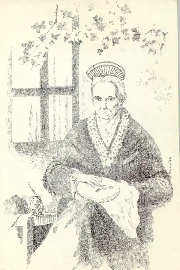 MATRONA. Doña Águeda Tejerina de Posse forjó un vínculo con María.