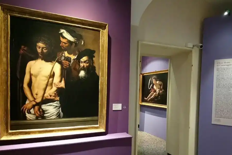 CARAVAGGIO. “Ecce Homo” es una obra realizada en 1604.  