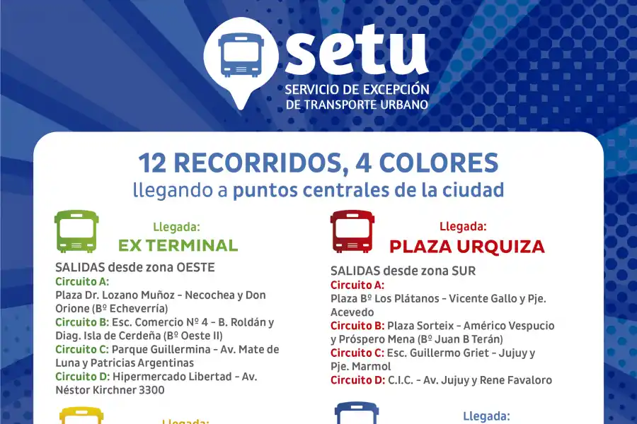 Cómo funcionará el servicio de combis que se implementará en la capital desde mañana