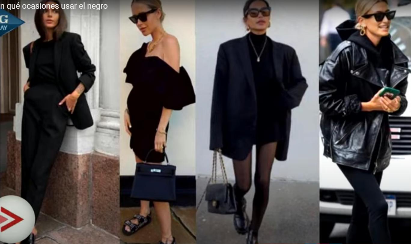 Moda: en qué ocasiones usar el negro
