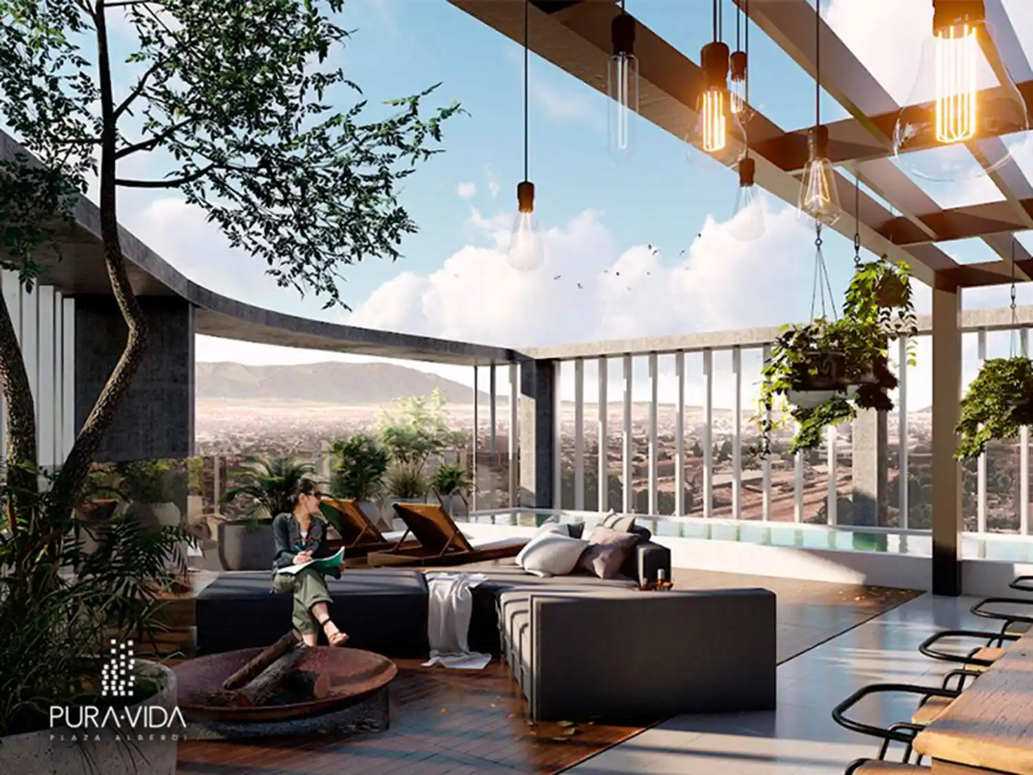 Llegó tu oportunidad de invertir en tu futuro: Pura vida, Plaza Alberdi, “El arte del buen vivir”